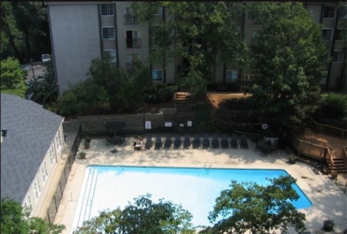 Aerial of Pool Aerial of Pool