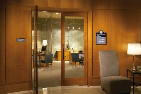 Leasing Center Entrance Leasing Center Entrance