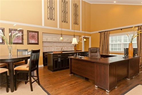 Leasing Office Interior Leasing Office Interior