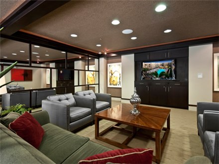 Media Room with I-Pod Docking Stations Media Room with I-Pod Docking Stations