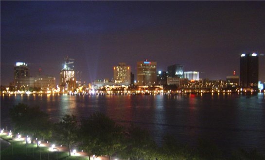 View of Norfolk at Night View of Norfolk at Night