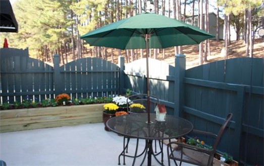 Enclosed Patios Available Enclosed Patios Available