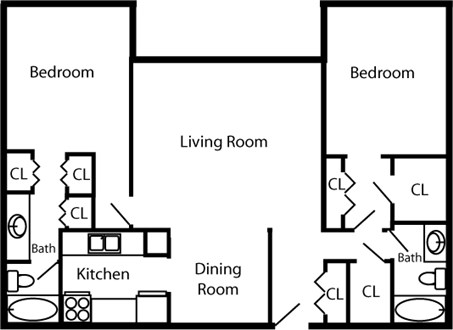 2 Bedroom 2 Bath 2 Bedroom 2 Bath
